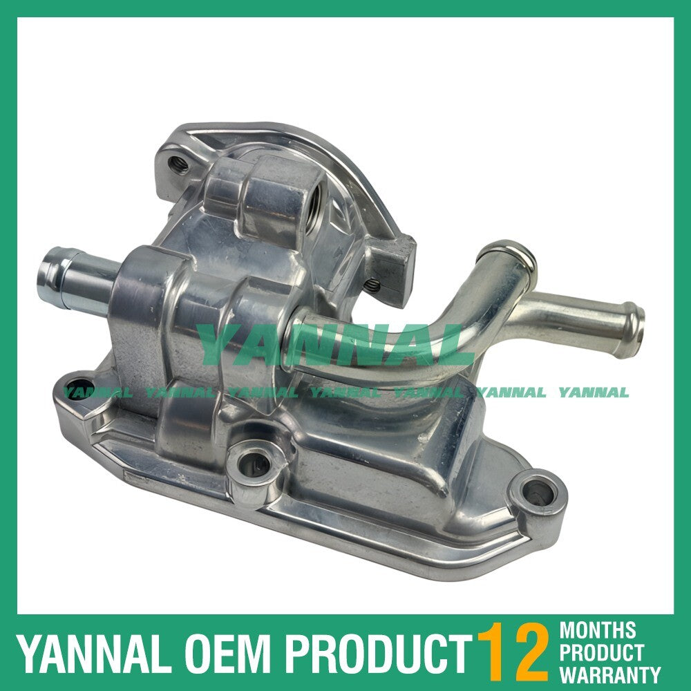Thermostat housing is suitable for Isuzu 4JB1 Kobelco SK 60-III excavator engines.