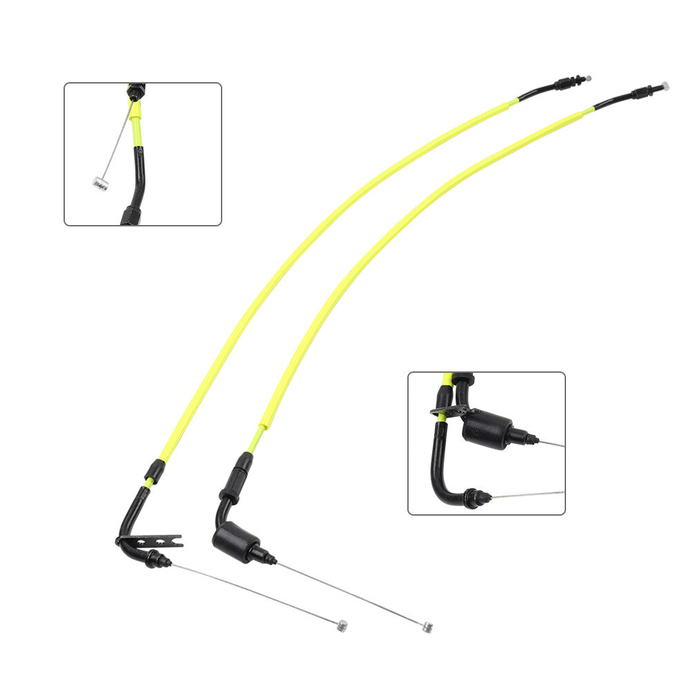 Throttle Cable Wire Line Linkage Yellow for Suzuki GSXR600 GSXR750 2011-23 24 23