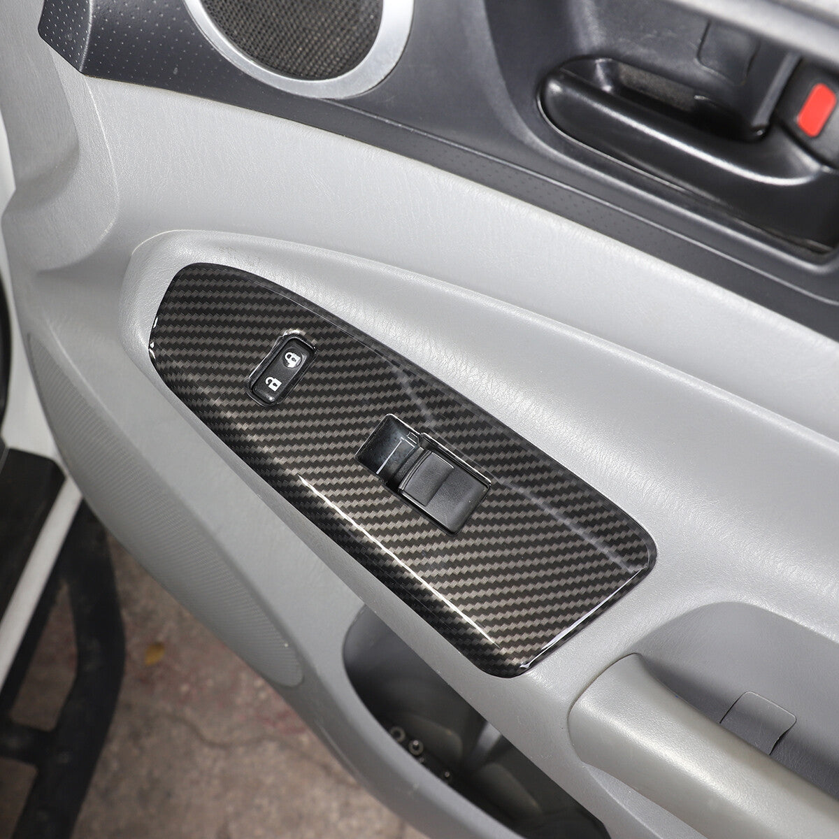 4-Piece Red Inner Door Handle Frame Trim for Toyota Tacoma 2005-14 2015