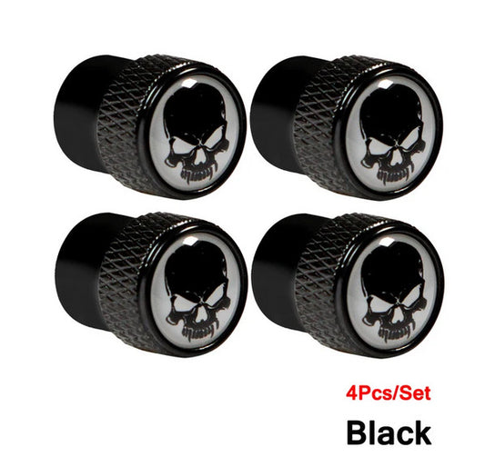 4-piece car tire valve cover rod air dust cover, sky blue, suitable for Fiat for Alfa Romeo