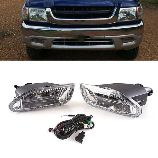 One set of front bumper fog light bulbs with wiring for Toyota Hilux Tiger 2003/2004