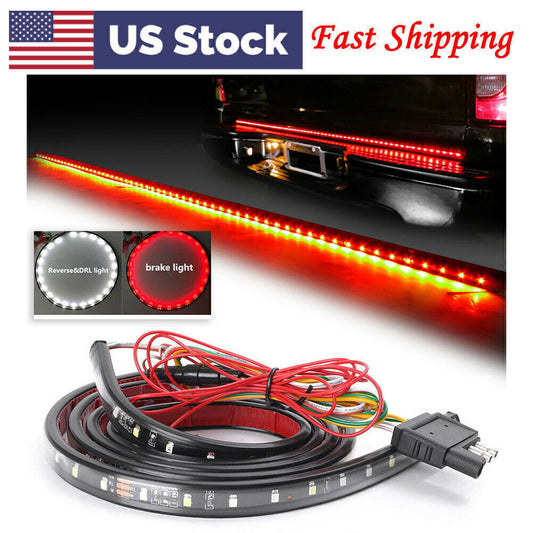 60 Tailgate LED Light Brake Turn Signal Stop Tail Strip Lamp for Jeeps Truck US
