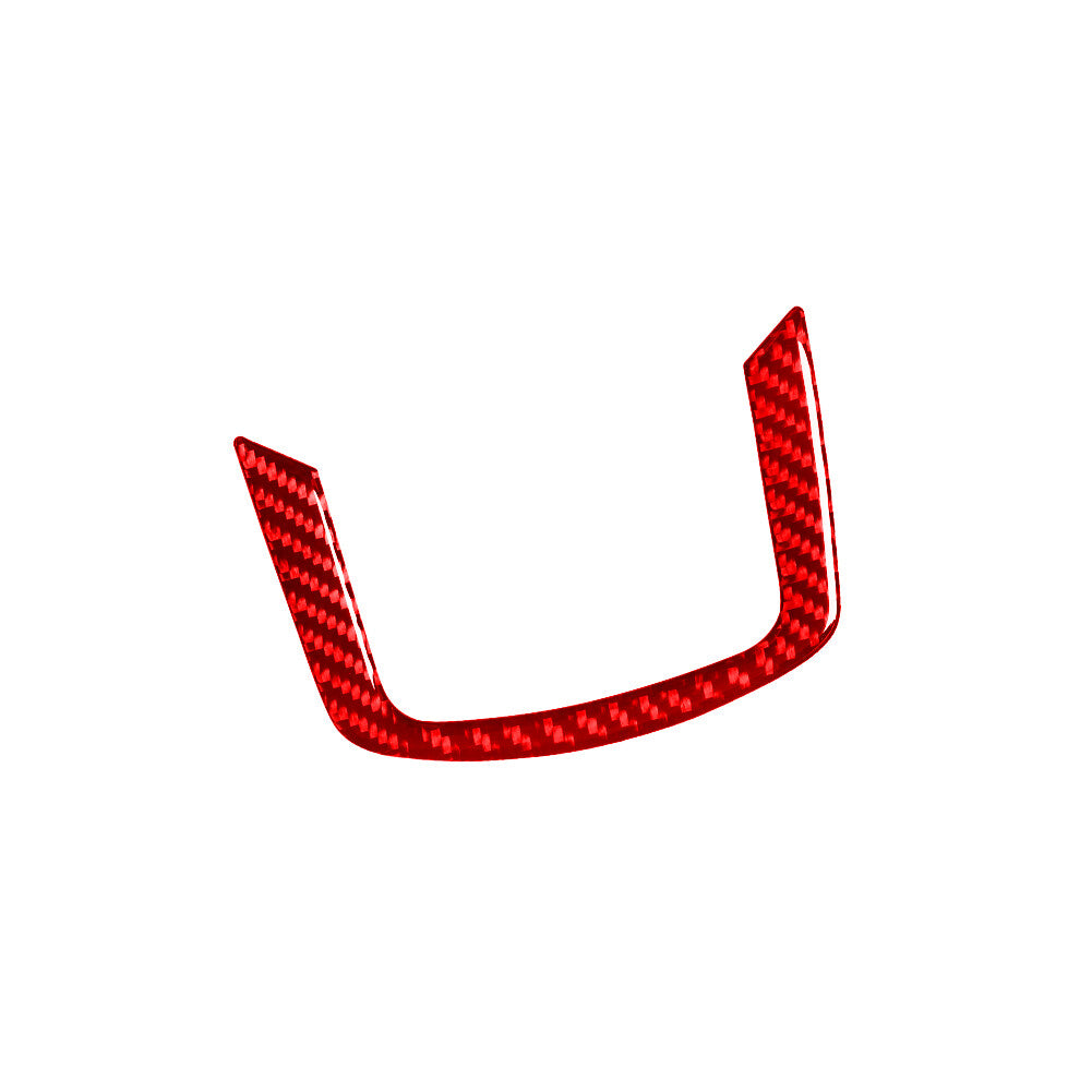Red Carbon Fiber Steering Wheel Cover Trim For Land for Range Rover Sport 2014-2017