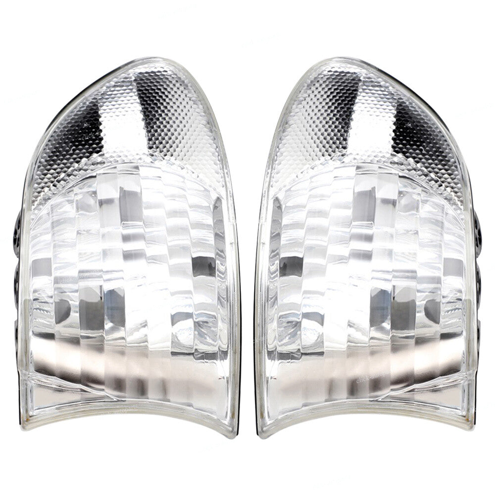 2pcs for 1999-2001 for BMW 7-Series E38 LH+RH White Corner Lights Parking Lamps