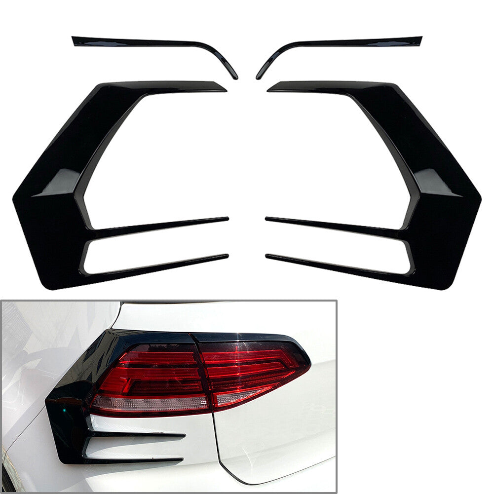 Rear Bumper Taillight Fog Lamp Cover Trim for VW for Golf 7.5 MK 7.5 R GTD 16-19