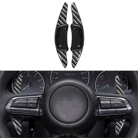 Black Steering Wheel Shift Paddle for Mazda 3 Sedan Hatchback Axela CX-30