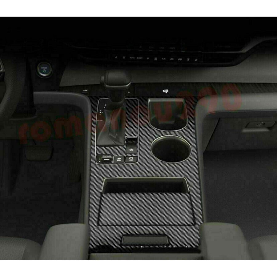 for Toyota for Sienna 2021-2023 Carbon Fiber Inner Gear Shift Box Panel Cover Trim