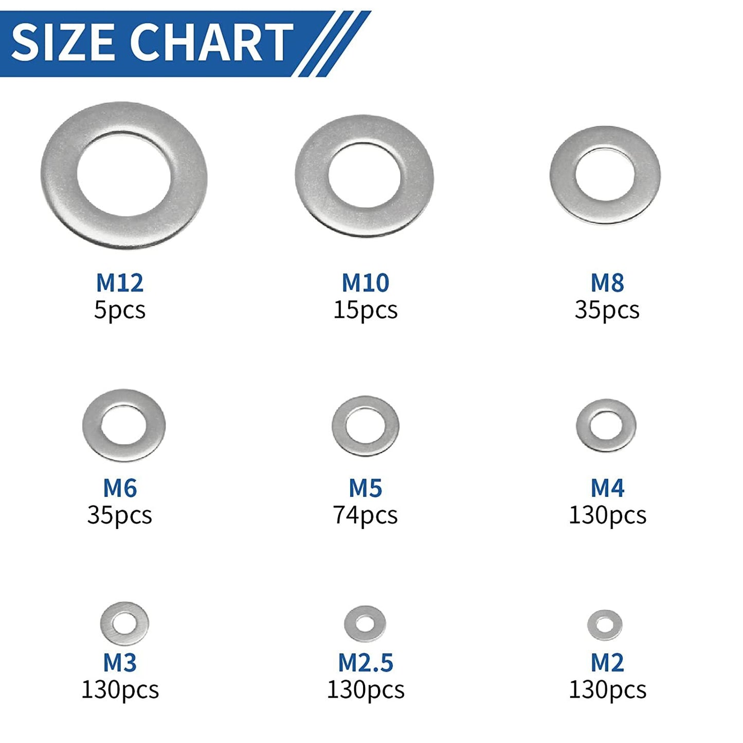 684pcs Seal Sealing Ring Assortment M2-m12 Oil Drain Screw Seal Set