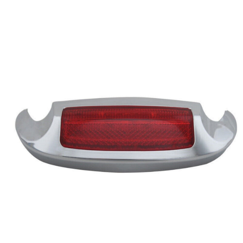 Front Fender Tip LED Red Lens Light for Harley Electra Glide Ultra Limited 14-23