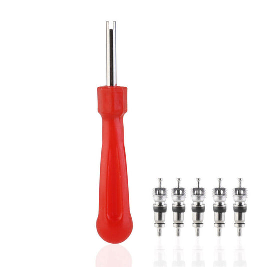 Car Tire Lever Extractor Valve Puller Repair 5 Valve Puller