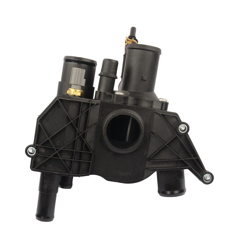 The LR004318 thermostat housing is suitable for Land Rover for Range Rover L322 and for Land Rover for Range Rover Sport 3.6