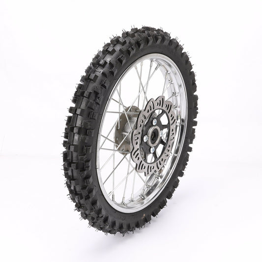 12mm 14-inch front rim with 60/100-14 Apollo SSR 125CC CRF 110cc Dirt Pit Bike