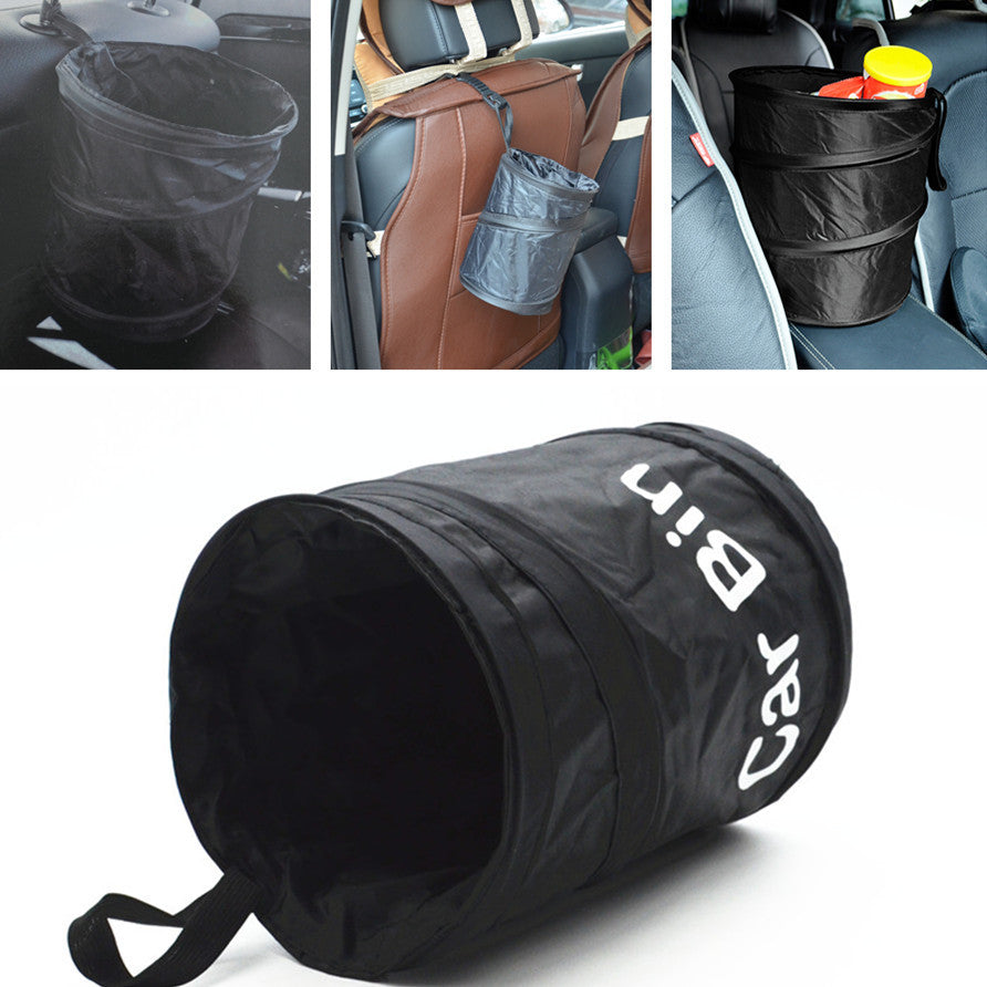 Car Wastebasket Trash Can Litter Container Pop Garbage Bin Storage Bag