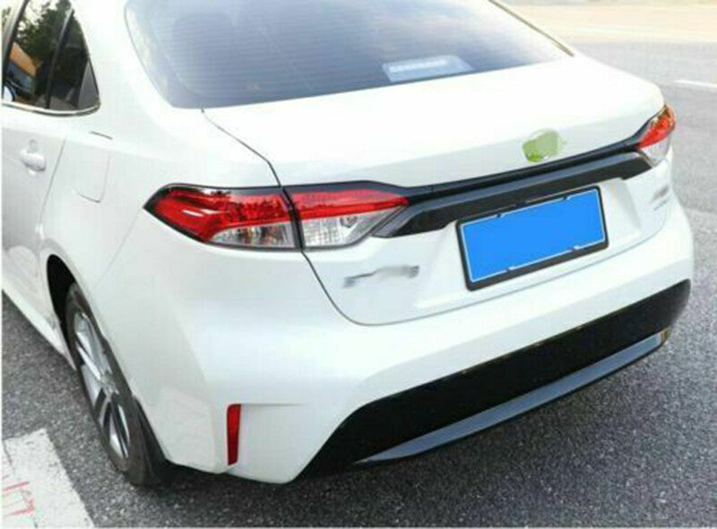 Carbon Fiber Rear Door Trunk Lid Molding Cover Trim for Toyota for Corolla 2019-2022
