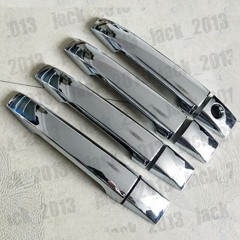 For 2008-2012 for Subaru Forester Chrome ABS Car Side Door Handle Cover Trim 8pcs
