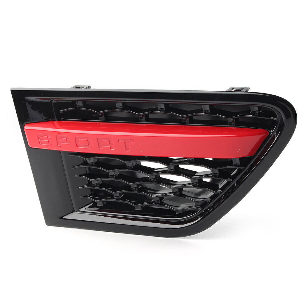 Front Right Fender Air Vent Grille for Land Rover for Range Rover Sport 2010-13 Red