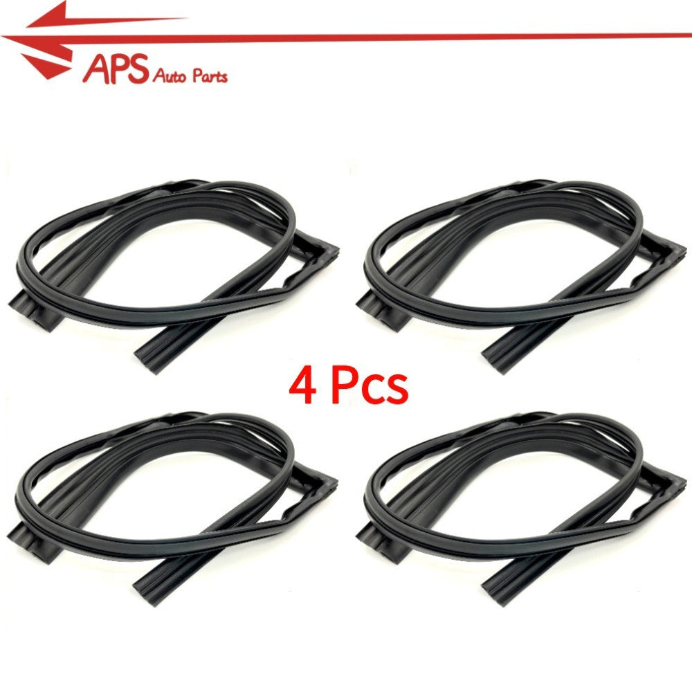 4-piece weatherstripping seal for Honda for Civic sedans 2006-2011 - door glass operating channels