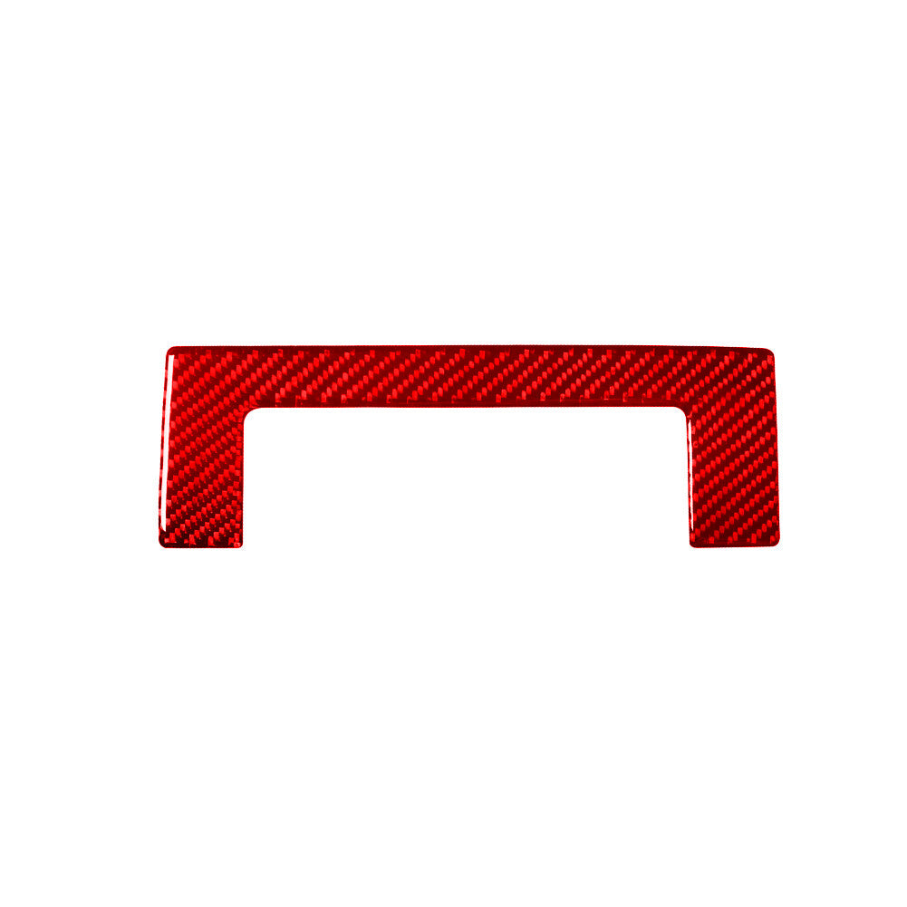 Red Carbon Fiber Rear Armrest Cover Trim For Land for Range Rover Sport 2014-2017