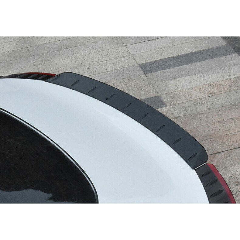 for Hyundai Sonata 2020-2023 Black Rear Tail Trunk Spoiler Wing Lip Flap Trim 1x