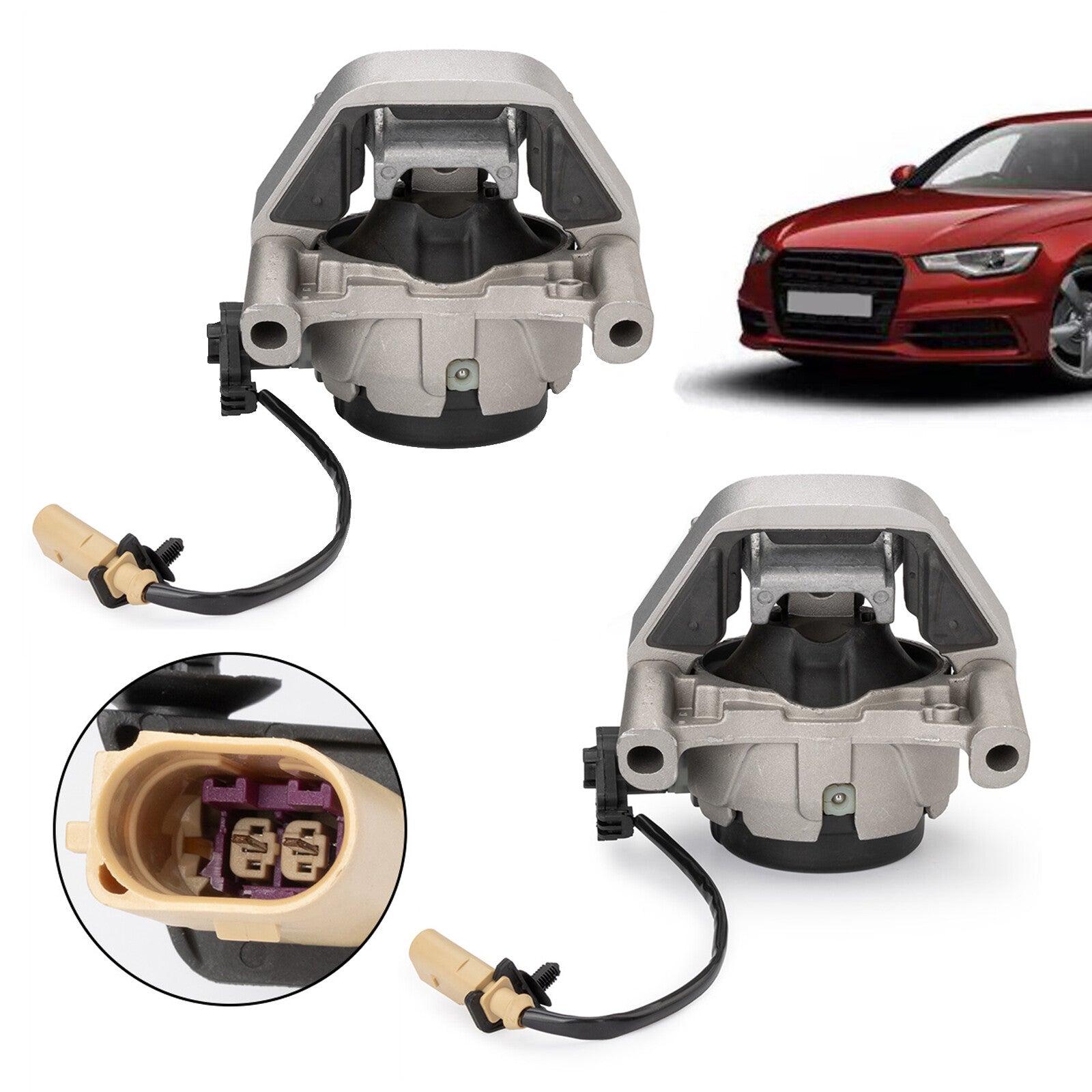 for Audi for A6 A7 Quattro 2012-2018 3.0L/2.0L Left+Right Engine Motor Mount Set kit