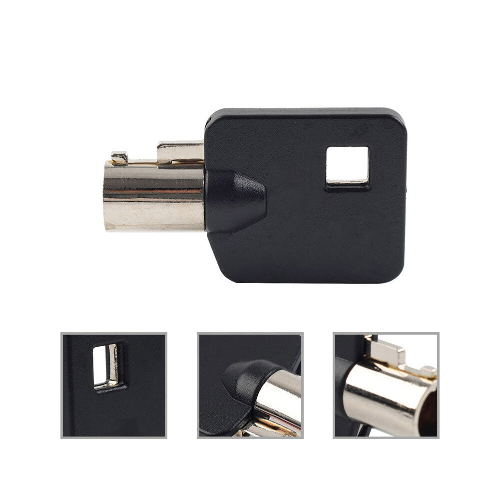 Uncut Blade Blank Ignition Key Black for Harley Touring FL Dyna FLD FXD Softail