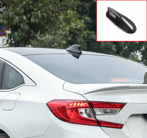 1Pcs Shark Fin Antenna Aerial Cover Carbon Fiber Trim for Honda Accord 2018-2021