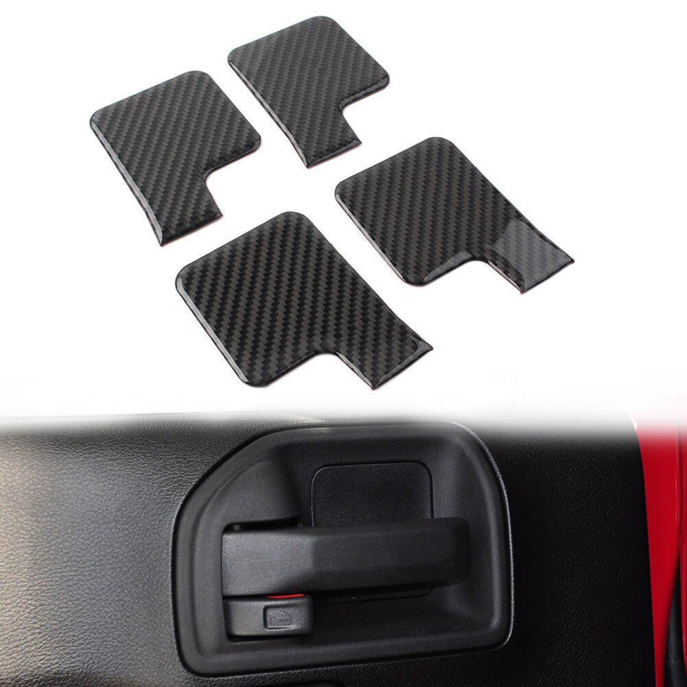4 Pcs Interior Door Handle Bowl Cover Trim Fit for Jeep for Wrangler JK 2011-2017