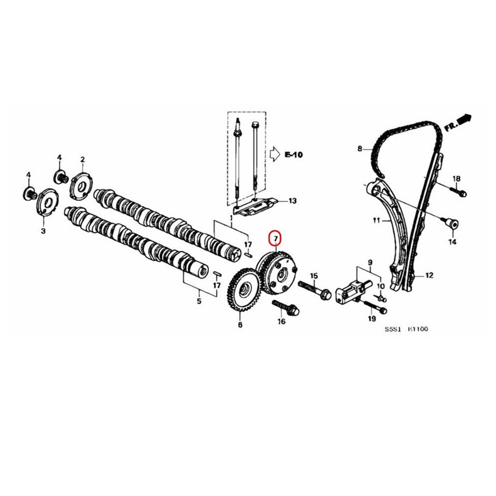 NEW 50¡ã VTC ACTUATOR INTAKE CAM GEAR for HONDA K-Series K20A K24A EP3 DC5 FD2