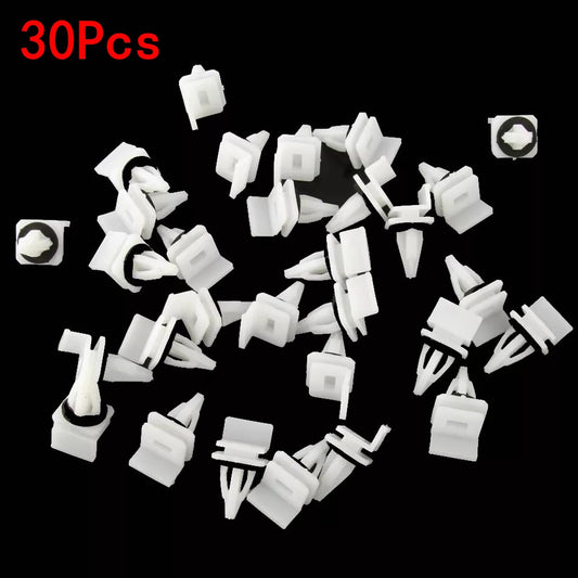 30pcs Rocker Panel Moulding Clips Screw Clamp for Honda for Acura 91513-SM4-000