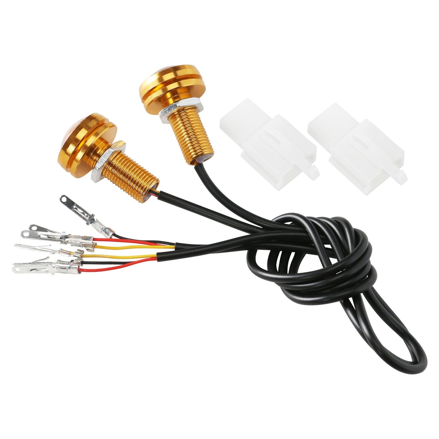2 x 12V LED turn signal flashing fog lights suitable for all-terrain vehicles, four-wheeled motorcycles, Taodao Kazuma