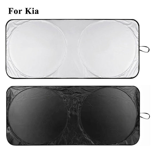 for KIA Car Large Windshield Sun Shade Screen Block UV Heat Foldable Visor Cover