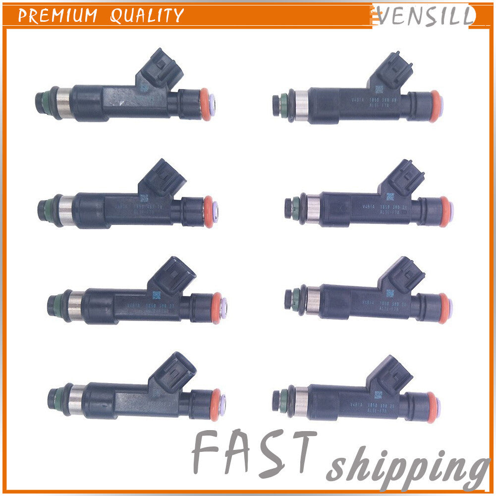Set of 8 Fuel Injectors 9L3E-E7A Fits for Ford F-150 4.6L V8 2009-2010 for Mustang