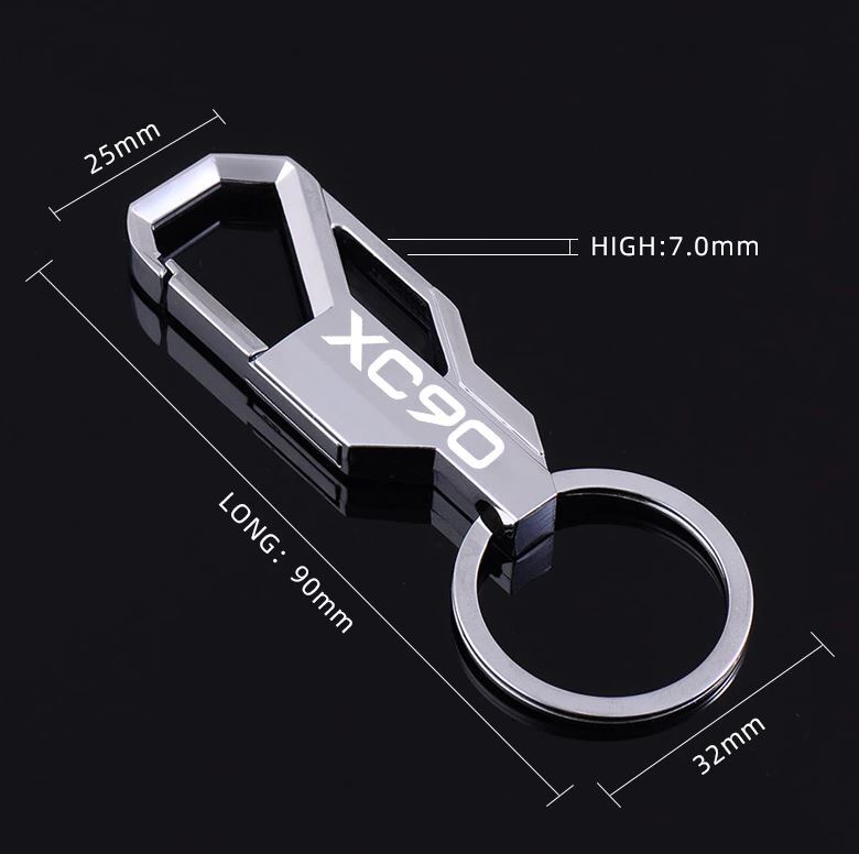 Car keychains, key rings, key fobs, car accessories, gifts, metal, suitable for S90