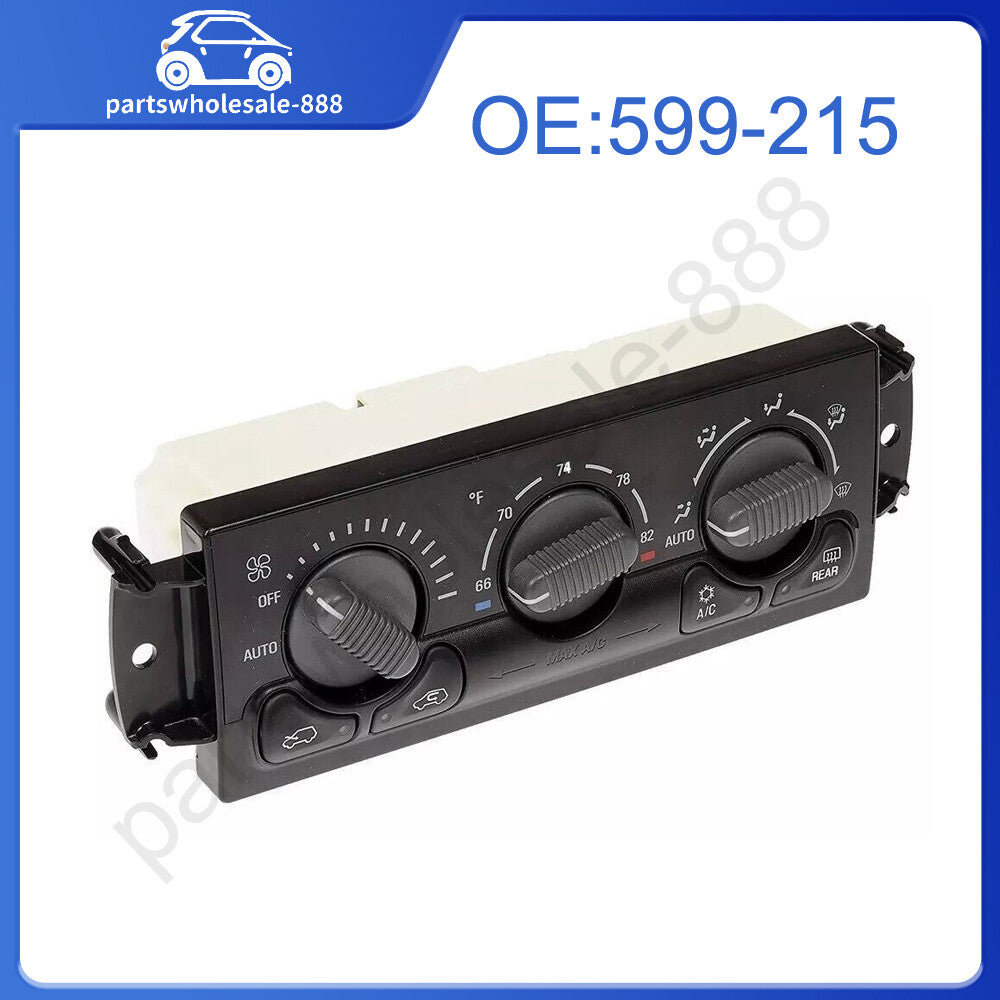 599-215 Heater Air Conditioning HVAC Control Module Assembly for 2000-2002 Suburban/ for Yukon