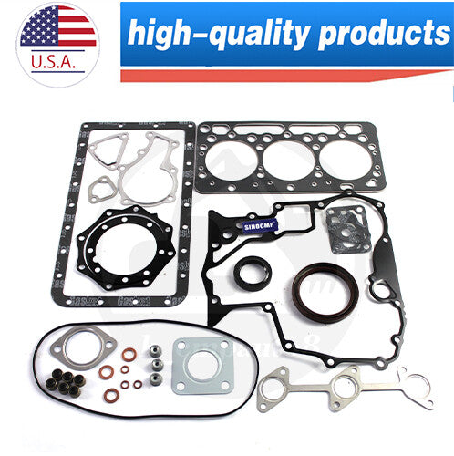 Overhaul Gasket Seal Kit for Kubota BX2360 RTV900 BX24 KX41-3 BX25 D902 Engine