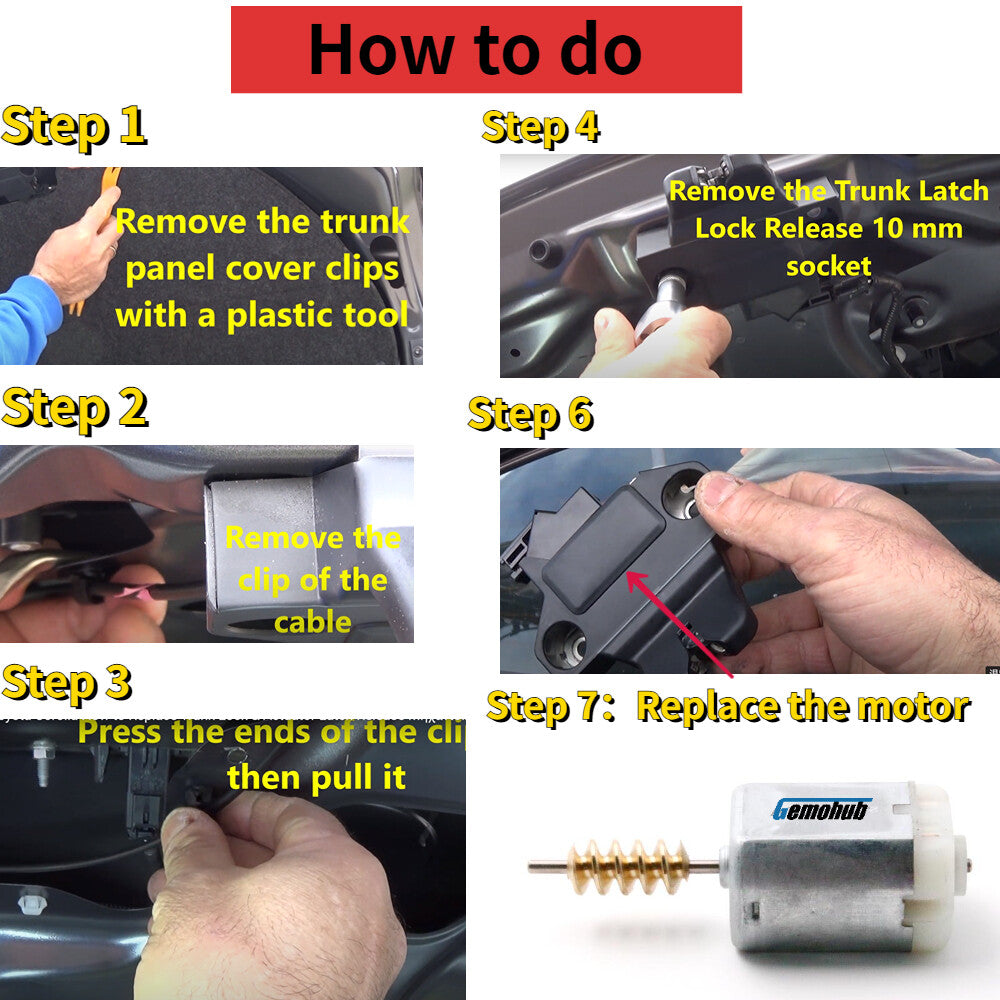 Electric Trunk Lock Latch Motor For 2011-2017 for Mercedes-Benz CLS C218 CLS350 CDI