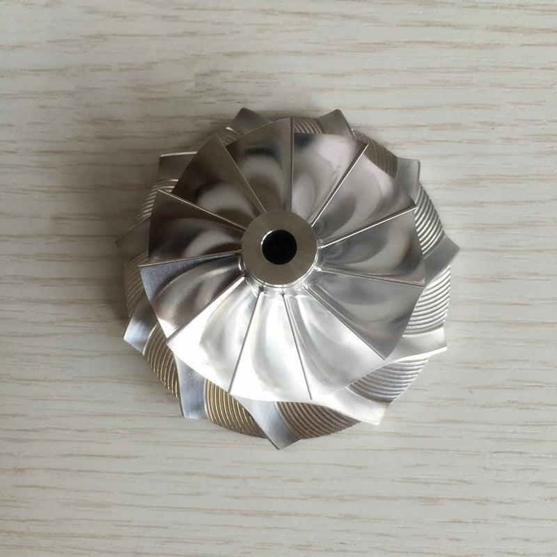 GT2871 452546-0005 53.11/70.98mm 11+0 Blade Hole: 5.99 Billet Compressor Wheel