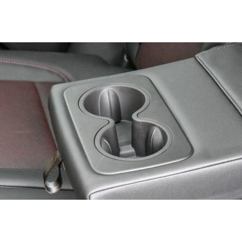 for Chevy Blazer 2019-2022 silver steel Rear Water Cup Holder Frame Cover trim