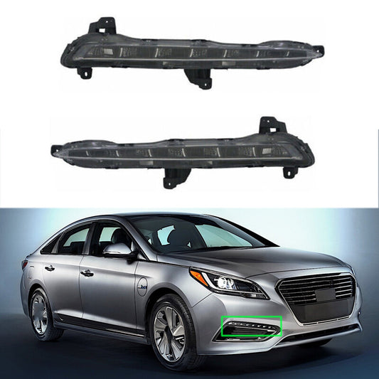 LED Fog Light Daytime running light Pair for Hyundai Sonata 2015-2017