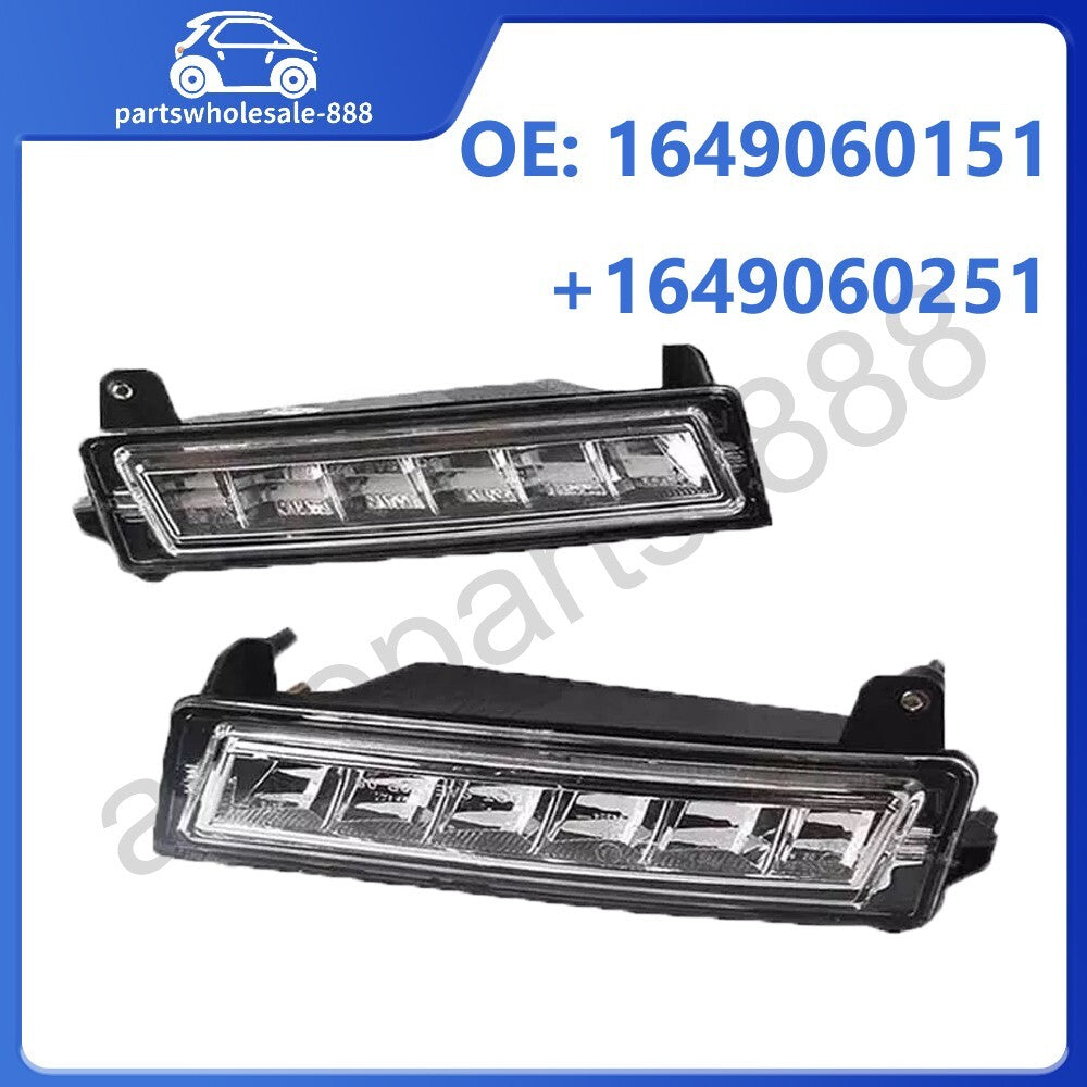 1. Dual Daytime Running Lights (DRL) are applicable to 2010-2012 for Mercedes-Benz ML and GLK.