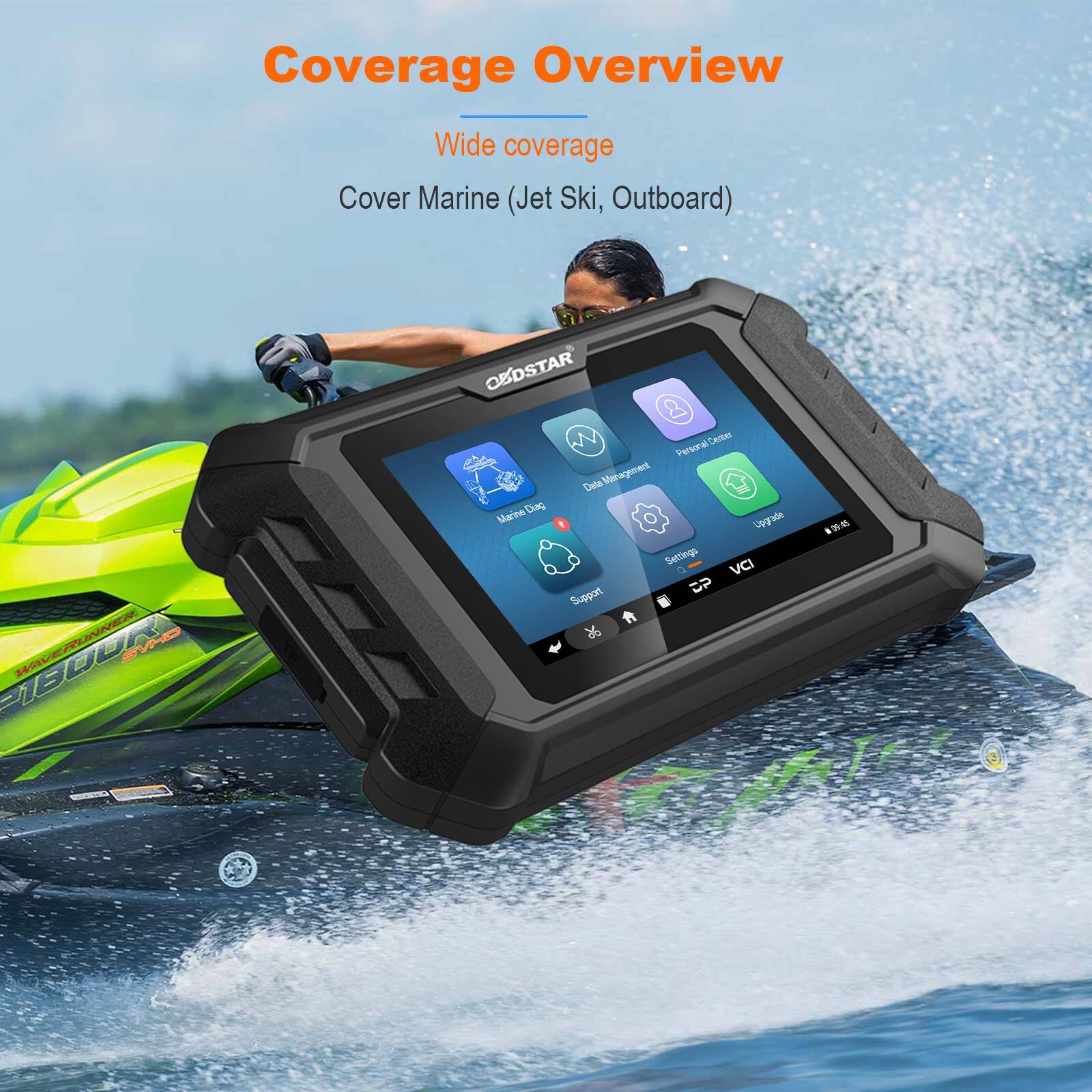 OBDSTAR iScan for YAMAHA Marine Jet Diagnostic Code Reading Clearing Data Flow