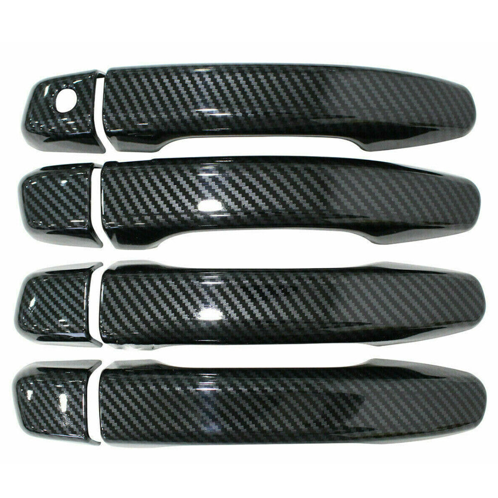 Carbon Fiber Style Exterior Door Handle Cover Trim Fits for Honda Accord 2018-2020