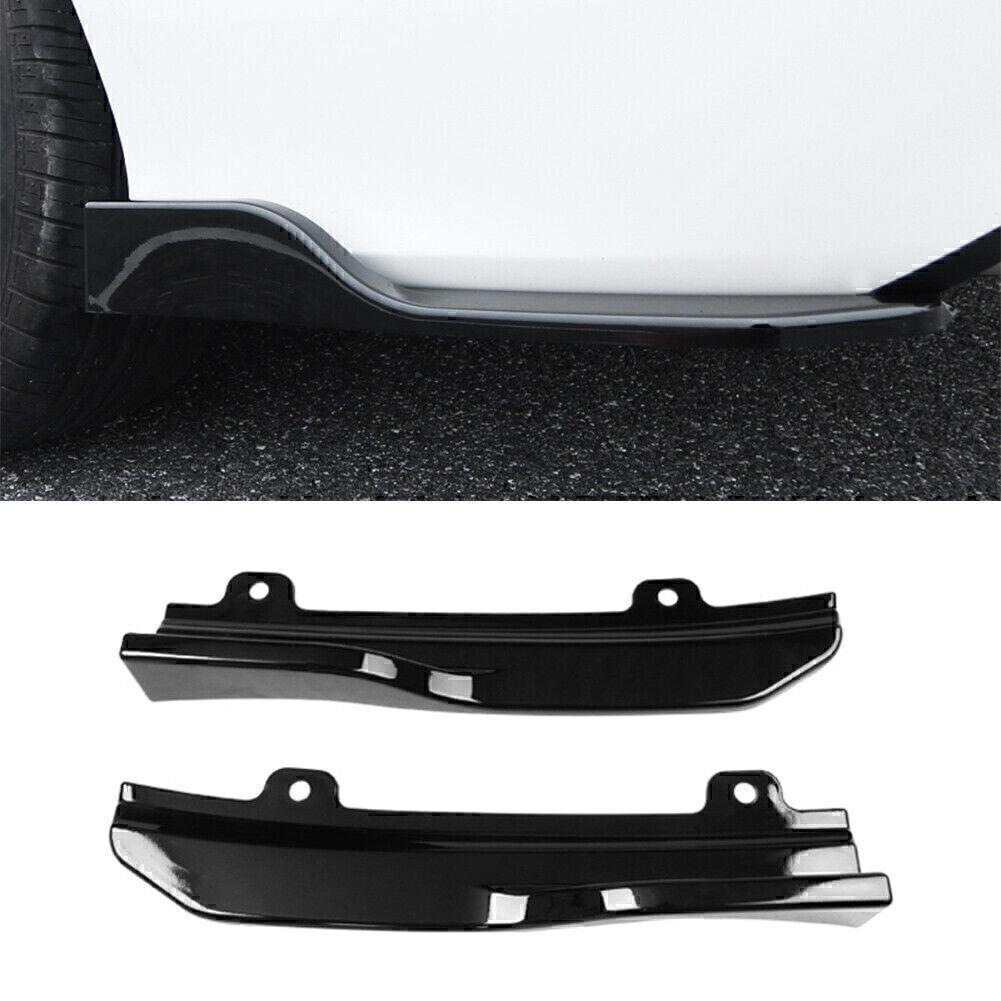 2X Rear Bumper Air Spoiler Side Body Trim Wing for Honda Accord 2018-2020 2019