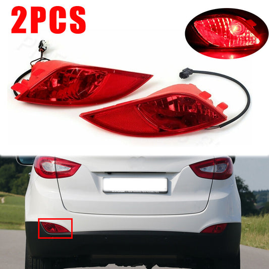 1Pair for Hyundai IX35 2010-15 2Pcs Rear Bumper Brake Light Tail Light Stop Lamp