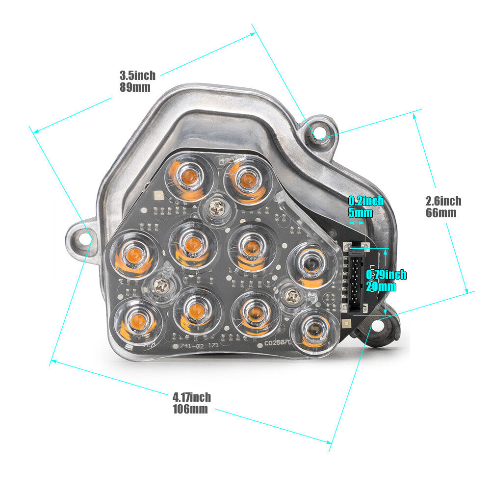 63117271901 Left Side Turn Signal LED Module for BMW 535i 535i x M5 528i 528i x