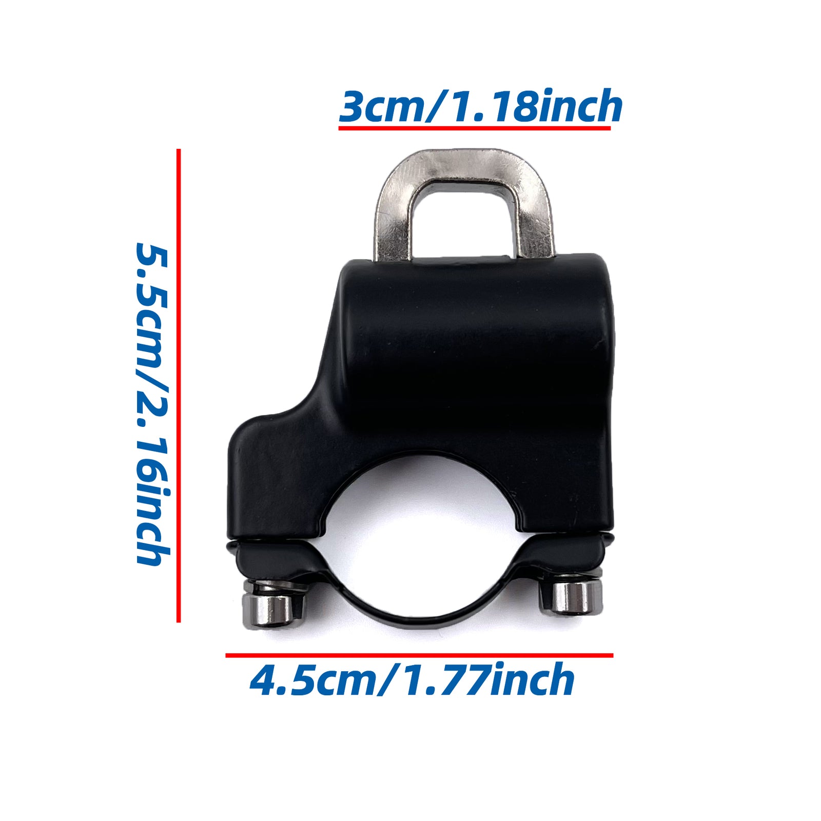 Dirt Bike Universal Helmet Lock For Handlebar 7/8 22-28mm Tube Bar Motorbike