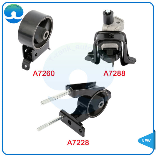 Right Front  Rear 3Pcs Engine Motor  Transmission Mount Kit for Toyota Echo
