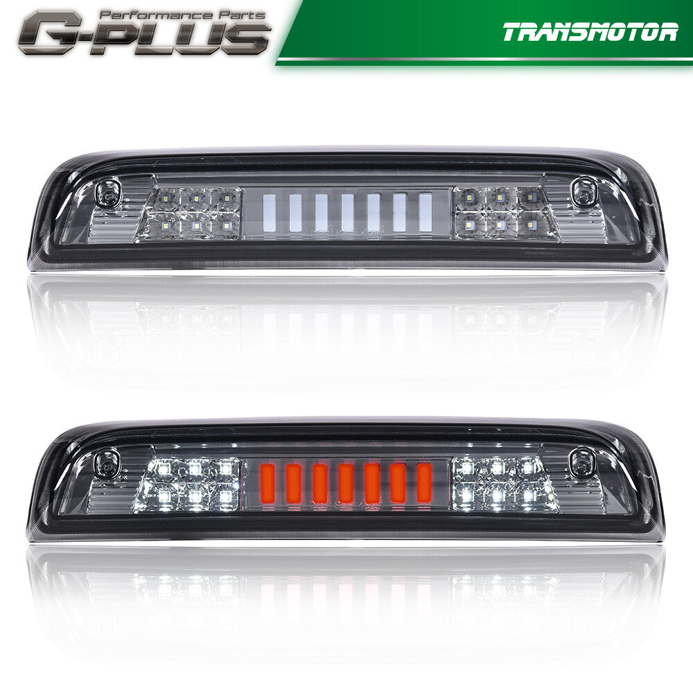 Suitable for 2014-2018 Silverado for Sierra Smoke/Chrome LED Third Brake Light/Cargo Light