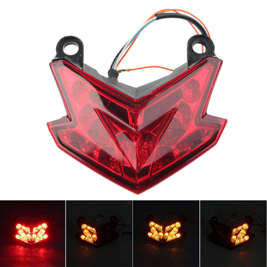 Red LED Taillight Turn Signal Brake Lamp for KAWASAKI Z800 2013-2016 Z125 16-21