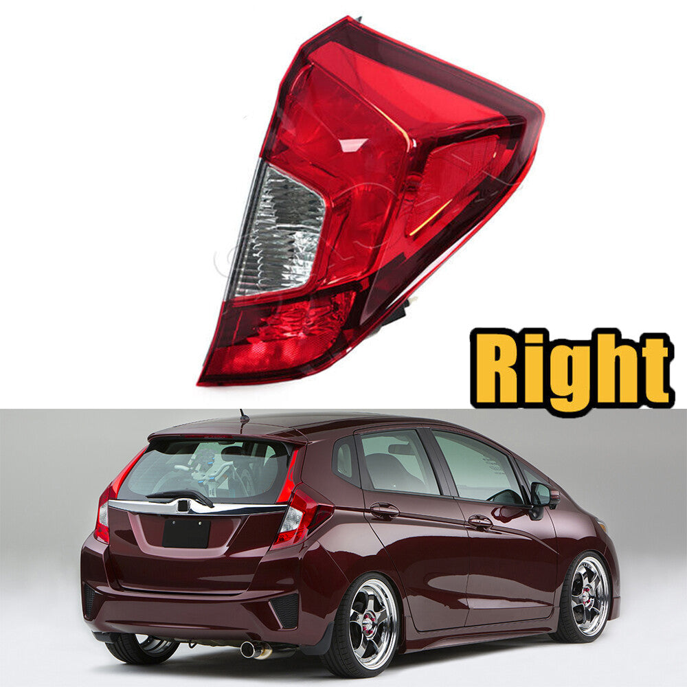 Applicable to for Honda Fit Jazz 2014 - 2016: Rear brake light, passenger side taillight, right taillight.